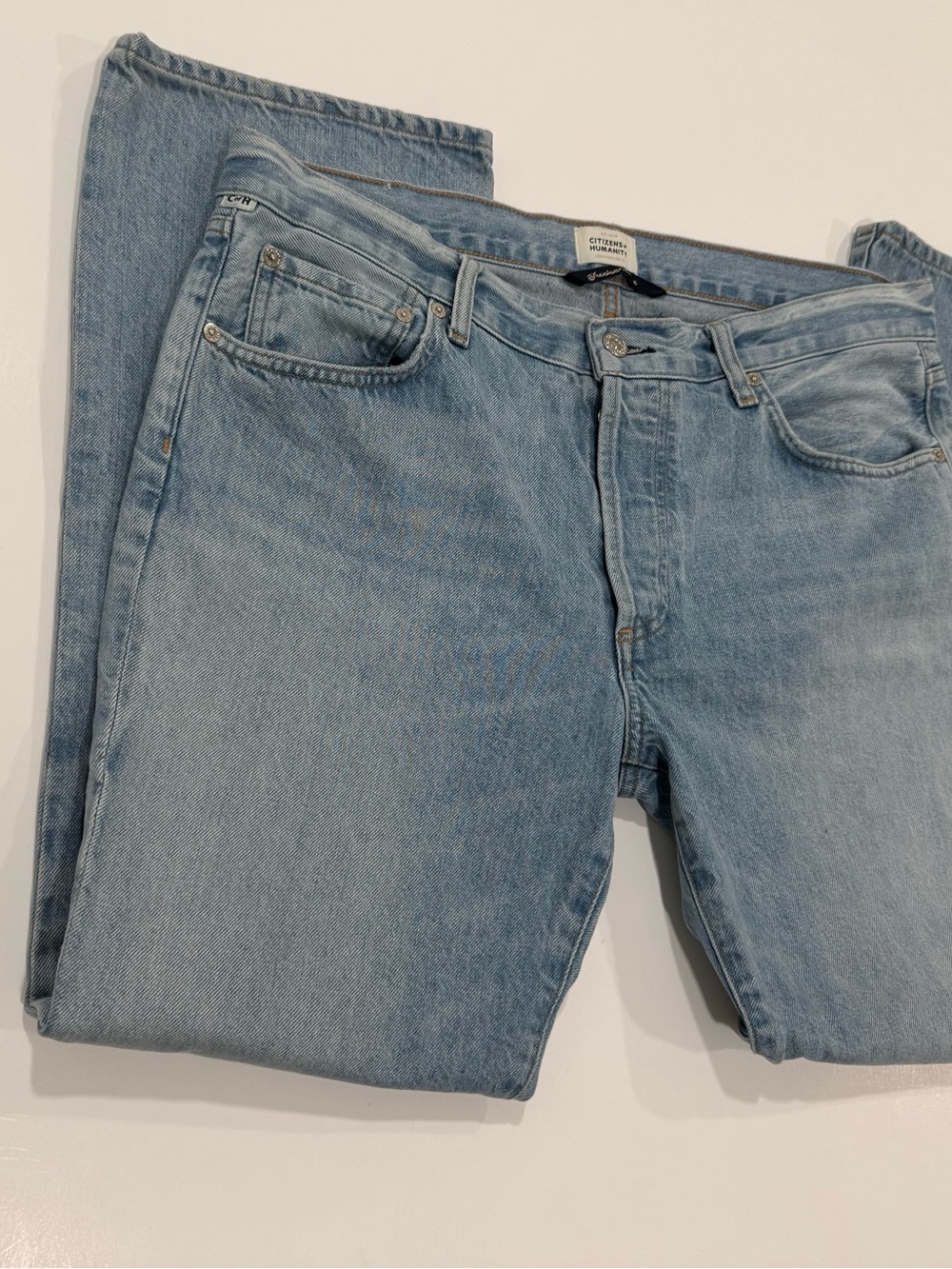 Citizens Of Humanity Ryan Low Slung Vintage Bootcut Jeans Lite Blue Wash Size 30 - Picture 5 of 11